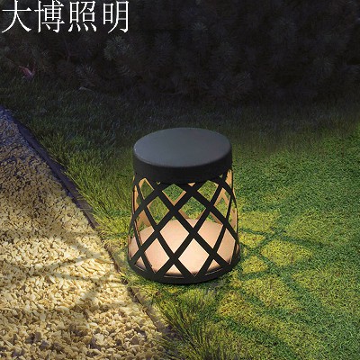 LED草坪燈特色現(xiàn)代鋁制花籃造型小區(qū)花園圍墻柱頭燈廠家批發(fā)