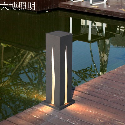 LED方形草坪燈10W戶外簡(jiǎn)約四面光影現(xiàn)代特色鐵藝防水廠家批發(fā)