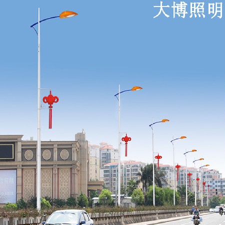 大博照明 LED路燈 批發(fā)戶外防腐防銹熱鍍鋅中國結路燈