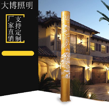 簡約歐式圓柱庭院燈小區廣場商業街特色高光效景觀燈柱廠家批發