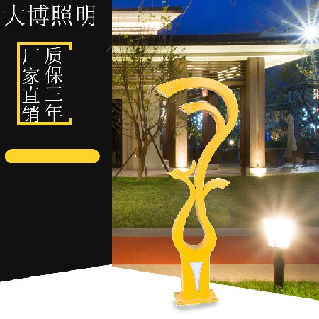 led特色創(chuàng)意孔雀造型草坪燈道路裝飾花園別墅小區(qū)景觀燈廠家批發(fā)