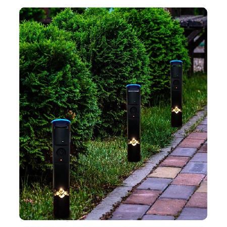 草坪燈智能無(wú)線充電led戶外照明公園景觀燈現(xiàn)代簡(jiǎn)約草坪燈