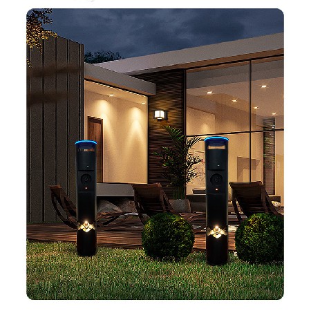 草坪燈智能無(wú)線充電led戶外照明公園景觀燈現(xiàn)代簡(jiǎn)約草坪燈