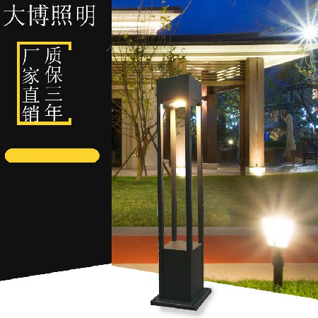 LED特色草地燈戶外亮化照明鋁制圓柱草坪燈4W簡約現代廠家批發