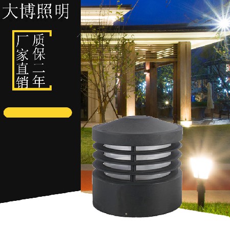 LED特色草地燈戶外亮化照明鋁制圓柱草坪燈4W簡約現代廠家批發