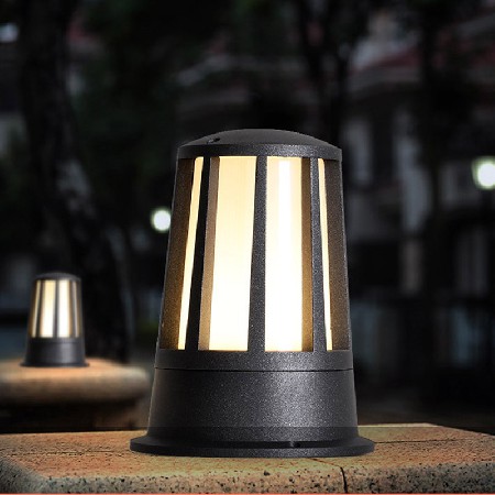 led柱頭燈圍欄燈壓鑄鋁簡(jiǎn)約矮款特色草坪燈花園庭院小區(qū)廠家批發(fā)