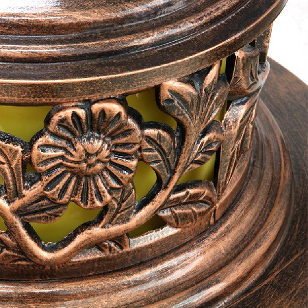 歐式柱頭燈現(xiàn)貨特色鋁制花園別墅小區(qū)門柱圍墻LED柱頭燈廠家批發(fā)