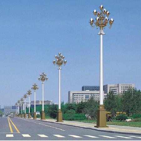 led玉蘭中華燈新中式景觀燈戶外道路照明園林廣場庭院燈廠家批發(fā)