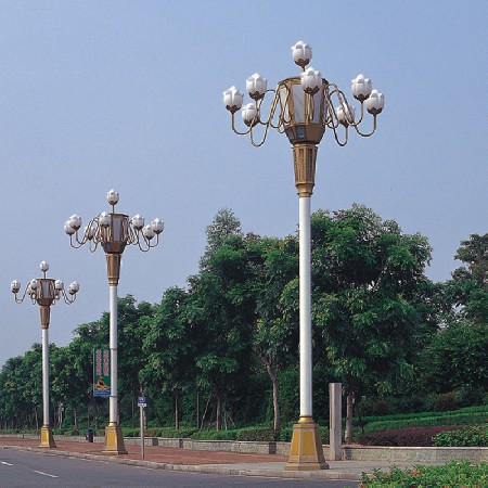 led玉蘭中華燈新中式景觀燈戶外道路照明園林廣場庭院燈廠家批發(fā)